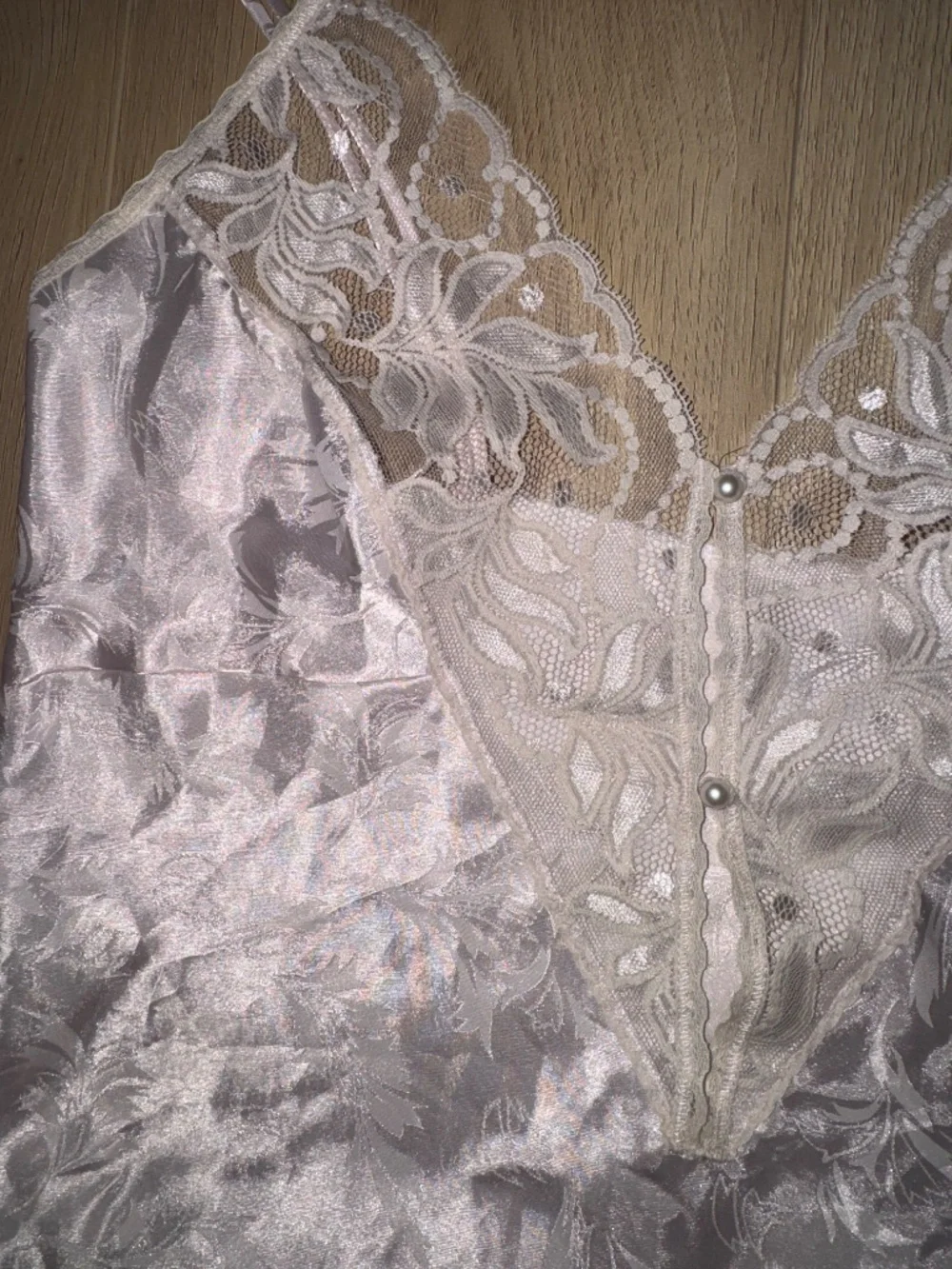 TRUE VINTAGE - Eleanor Lucas‎ Lace and Satin Camisole AU 14/US 10 - Picture 3 of 8